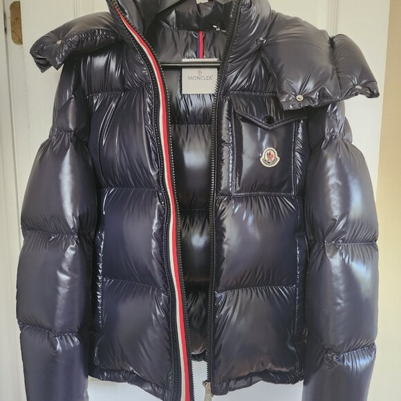 Authentic Moncler Montbeliard Down Jacket (Sz3 & Navy) - Original Price: $2,279 - Picture 4 of 9